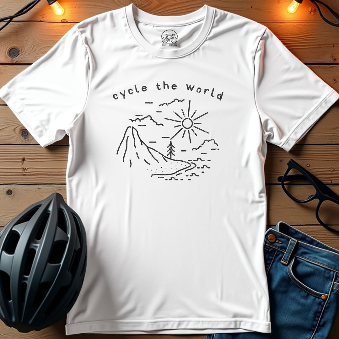 Cycle the World Unpaved Adventures T-Shirt