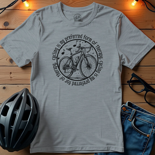 Cycling Is My Therapy T-Shirt