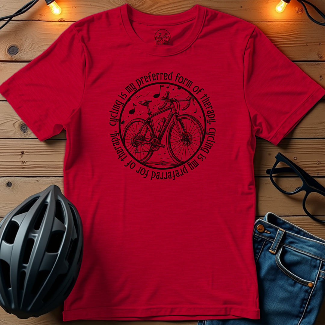 Cycling Is My Therapy T-Shirt