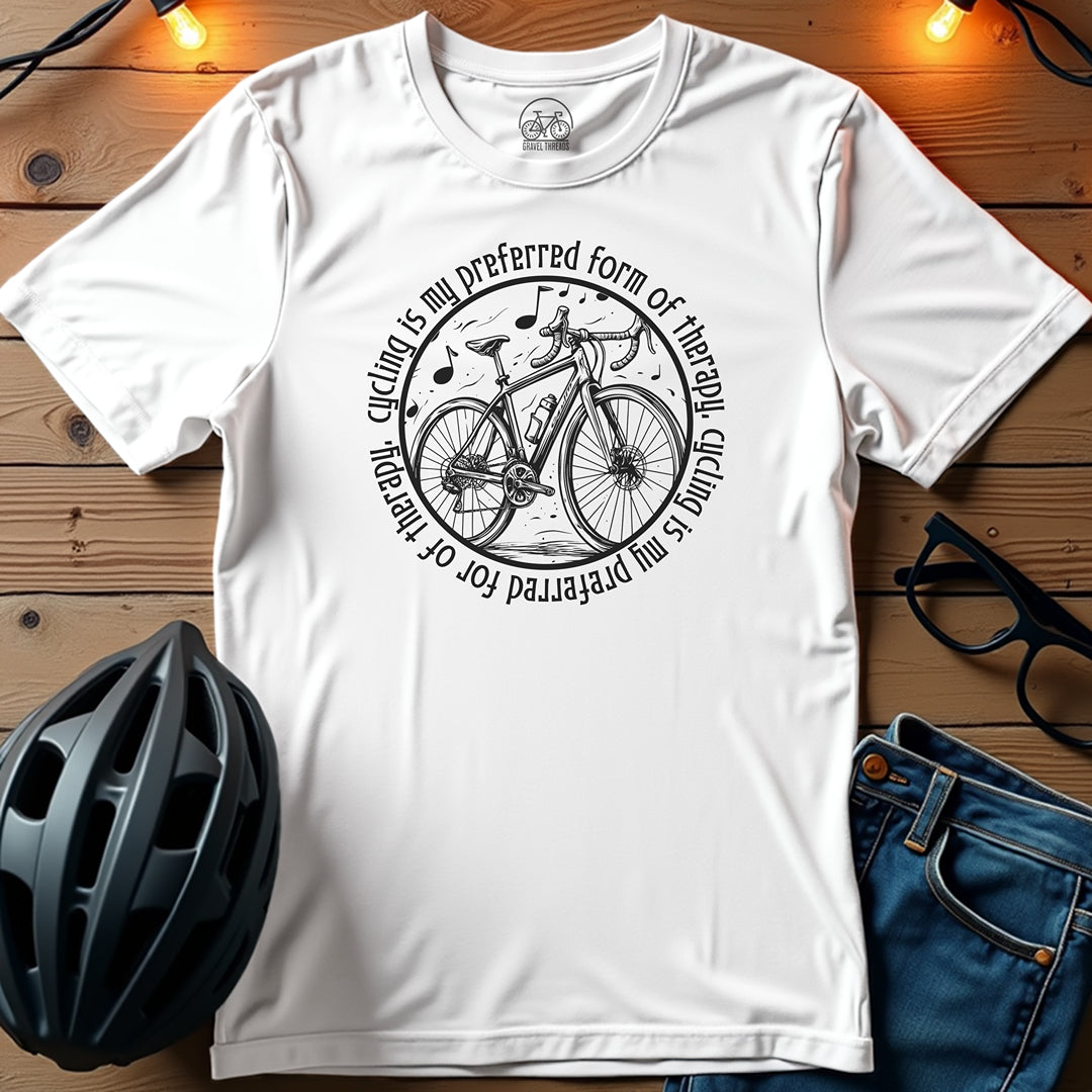 Cycling Is My Therapy T-Shirt