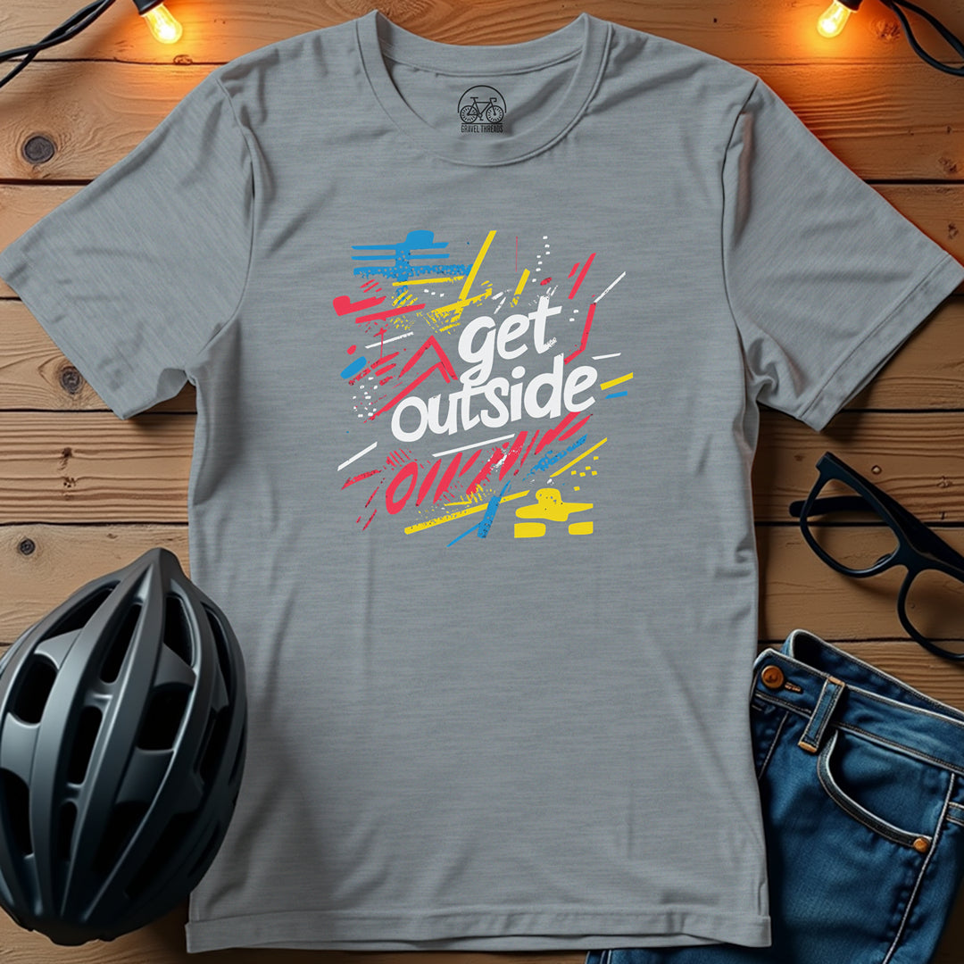 Get Outside Adventure in Every Stroke T-Shirt