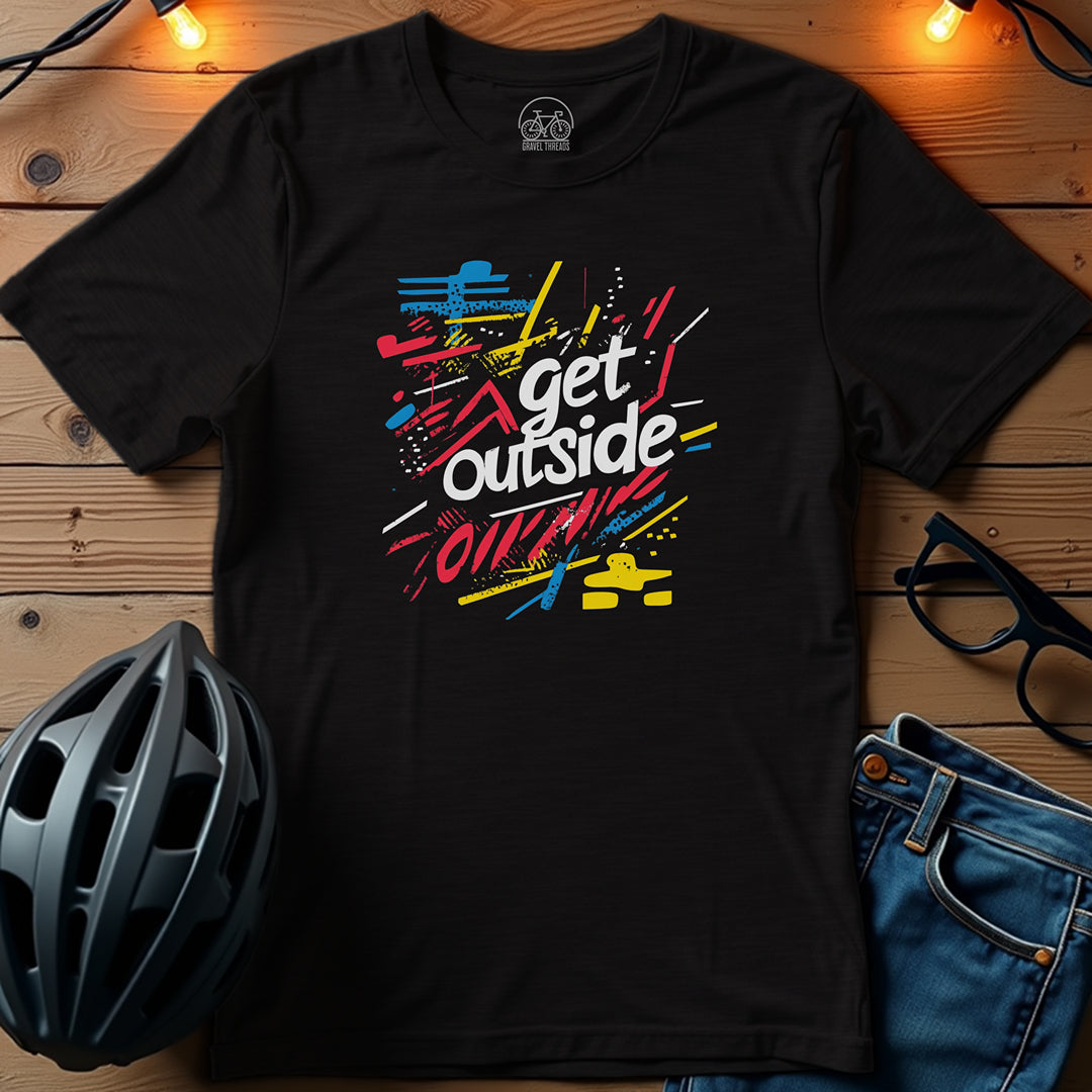 Get Outside Adventure in Every Stroke T-Shirt