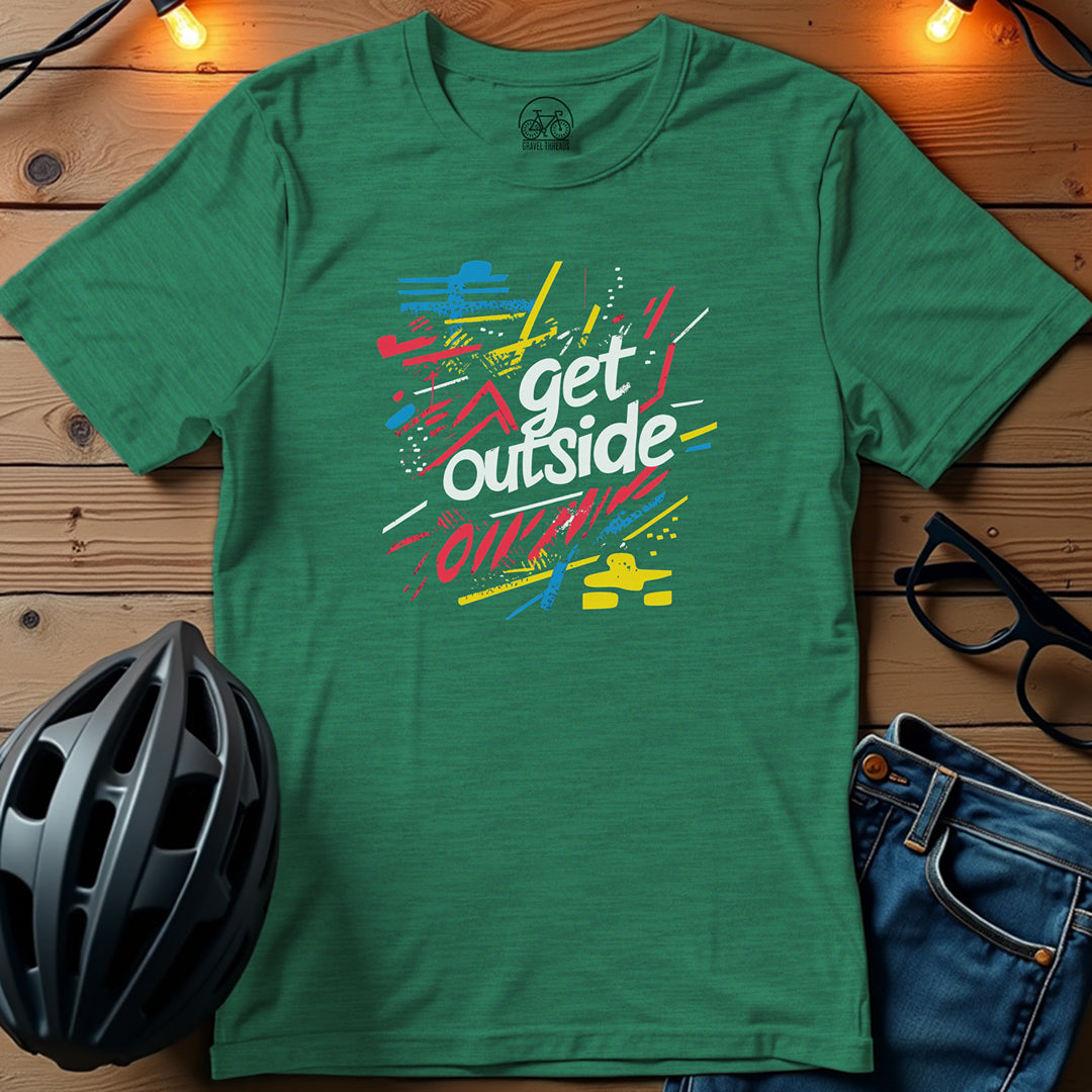 Get Outside Adventure in Every Stroke T-Shirt