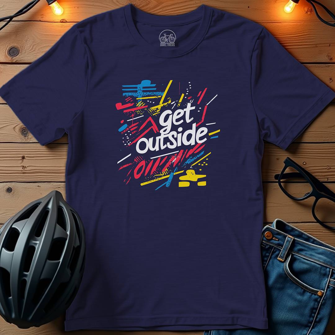 Get Outside Adventure in Every Stroke T-Shirt