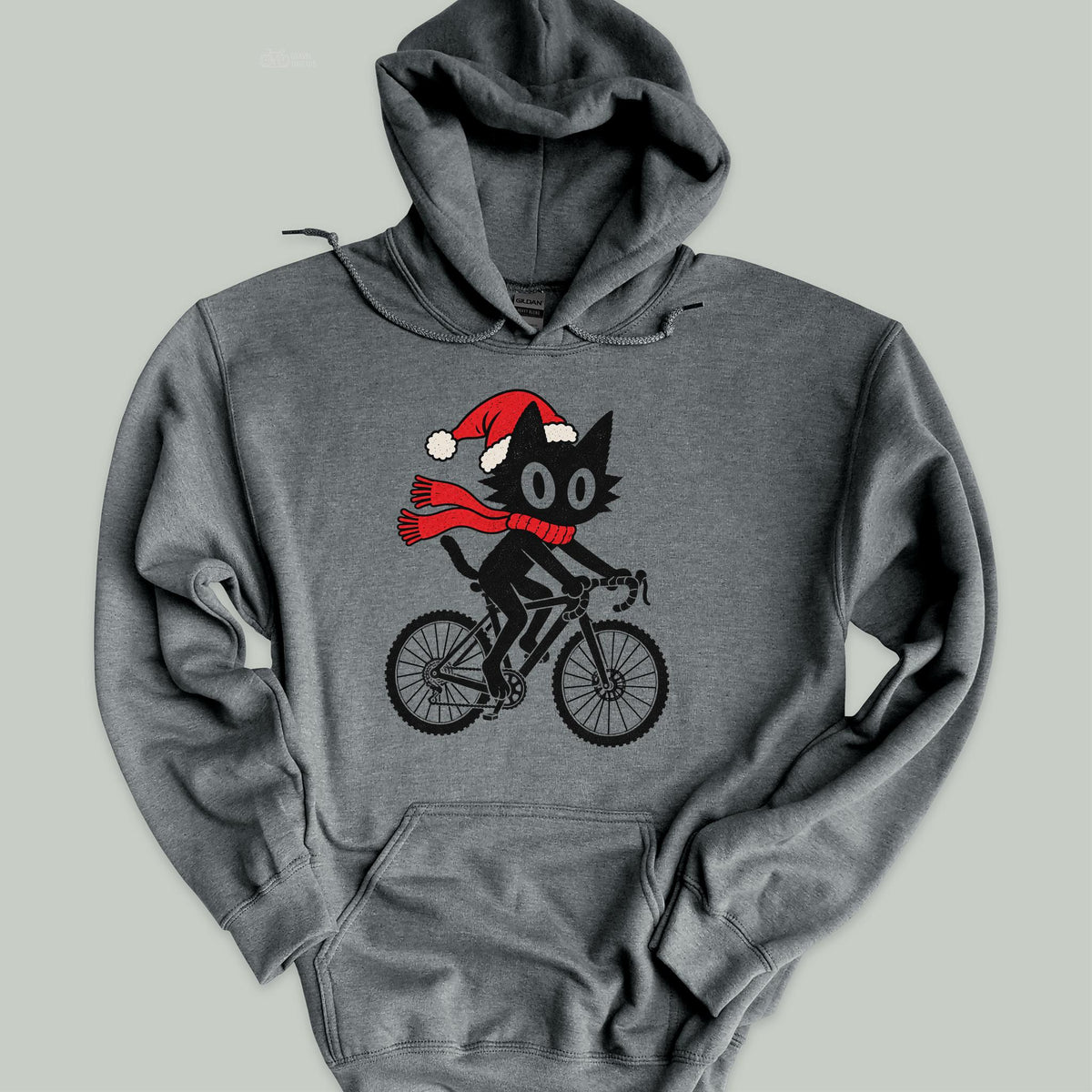 Cool Cat Christmas Hoodie