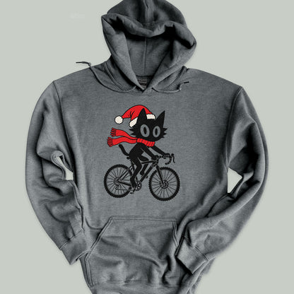 Cool Cat Christmas Hoodie