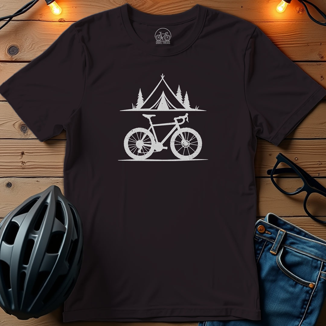 Gravel Bikepacking Adventure Cycling T-Shirt