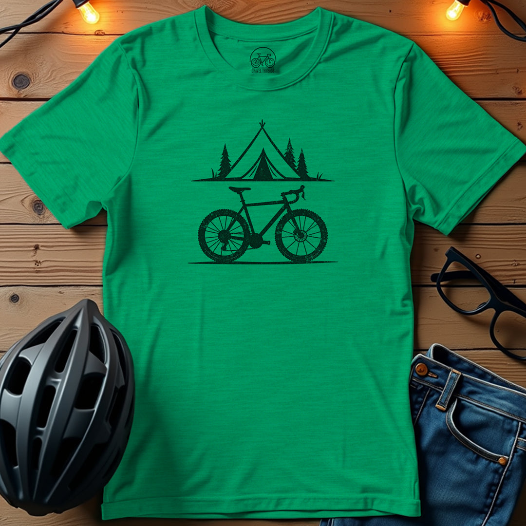 Gravel Bikepacking Adventure Cycling T-Shirt