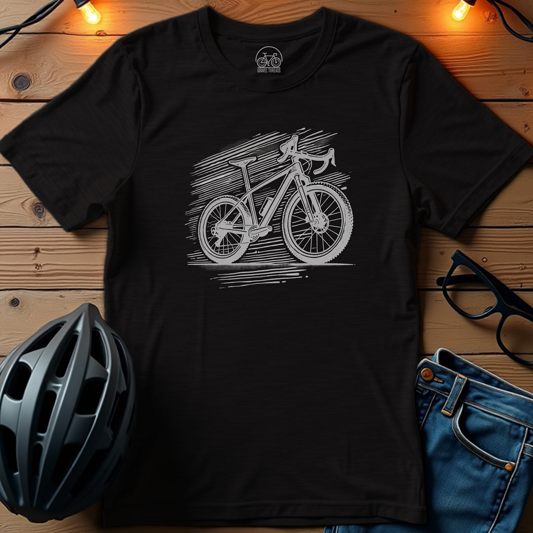 Gravel Grinder Ride the Unpaved Path T-Shirt