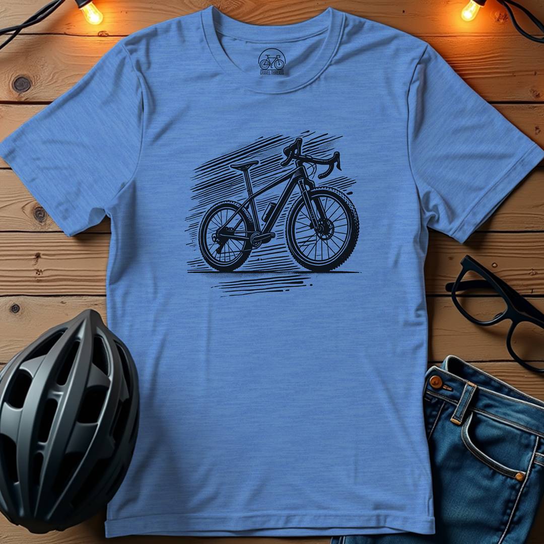 Gravel Grinder Ride the Unpaved Path T-Shirt