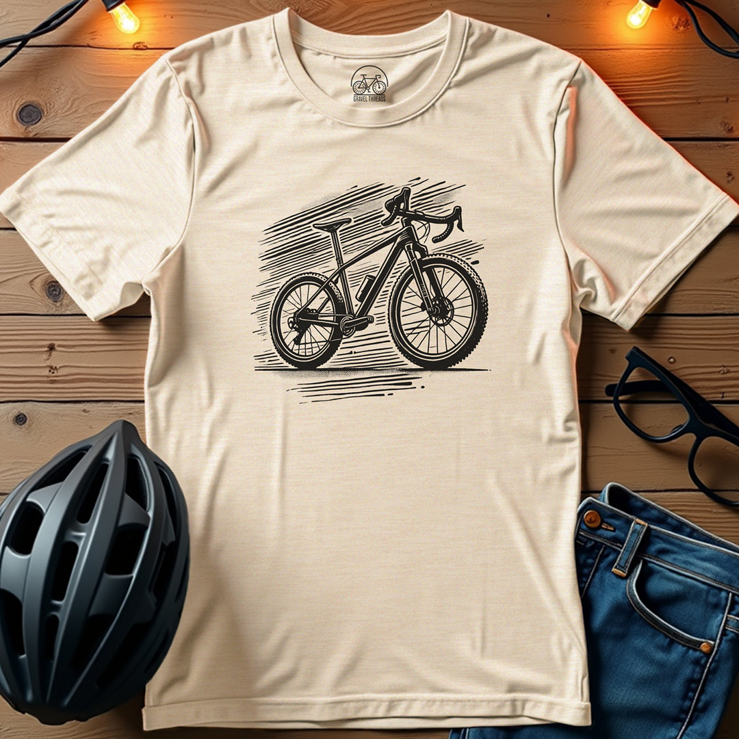 Gravel Grinder Ride the Unpaved Path T-Shirt