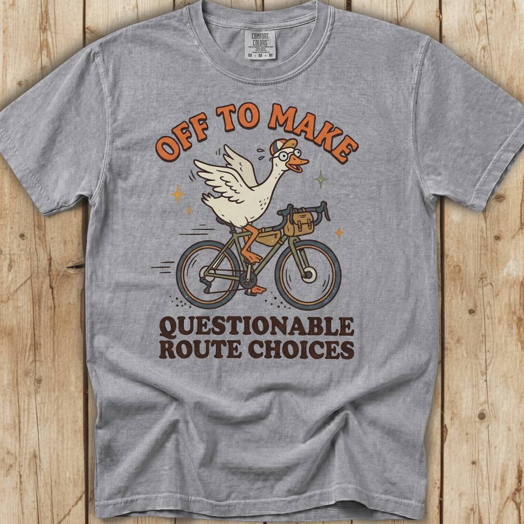 Questionable Routes Comfort Colors T-Shirt