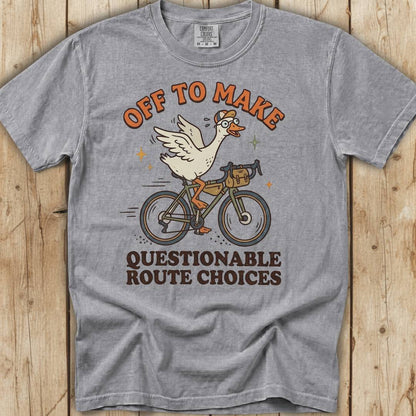 Questionable Routes Comfort Colors T-Shirt