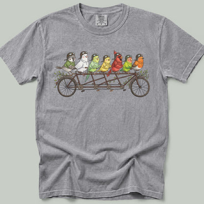 Tandem Birds Heavyweight T-Shirt