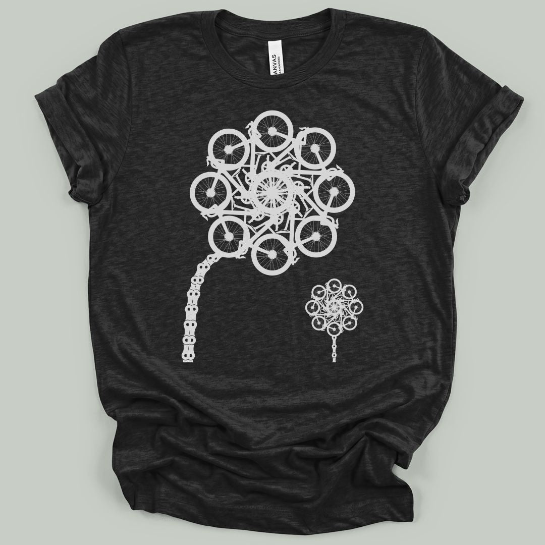 Wheel Flower Bloom T-Shirt