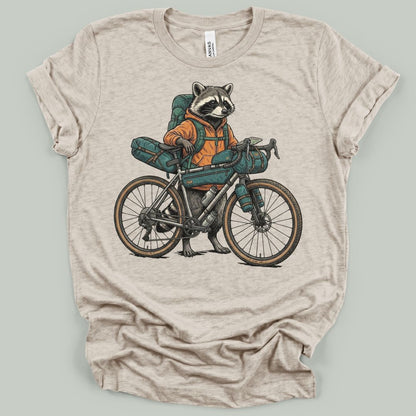 Bikepacking Raccoon T-Shirt