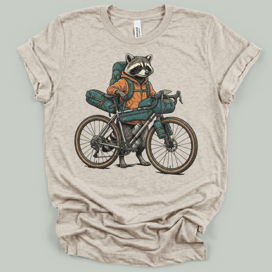 Bikepacking Raccoon T-Shirt