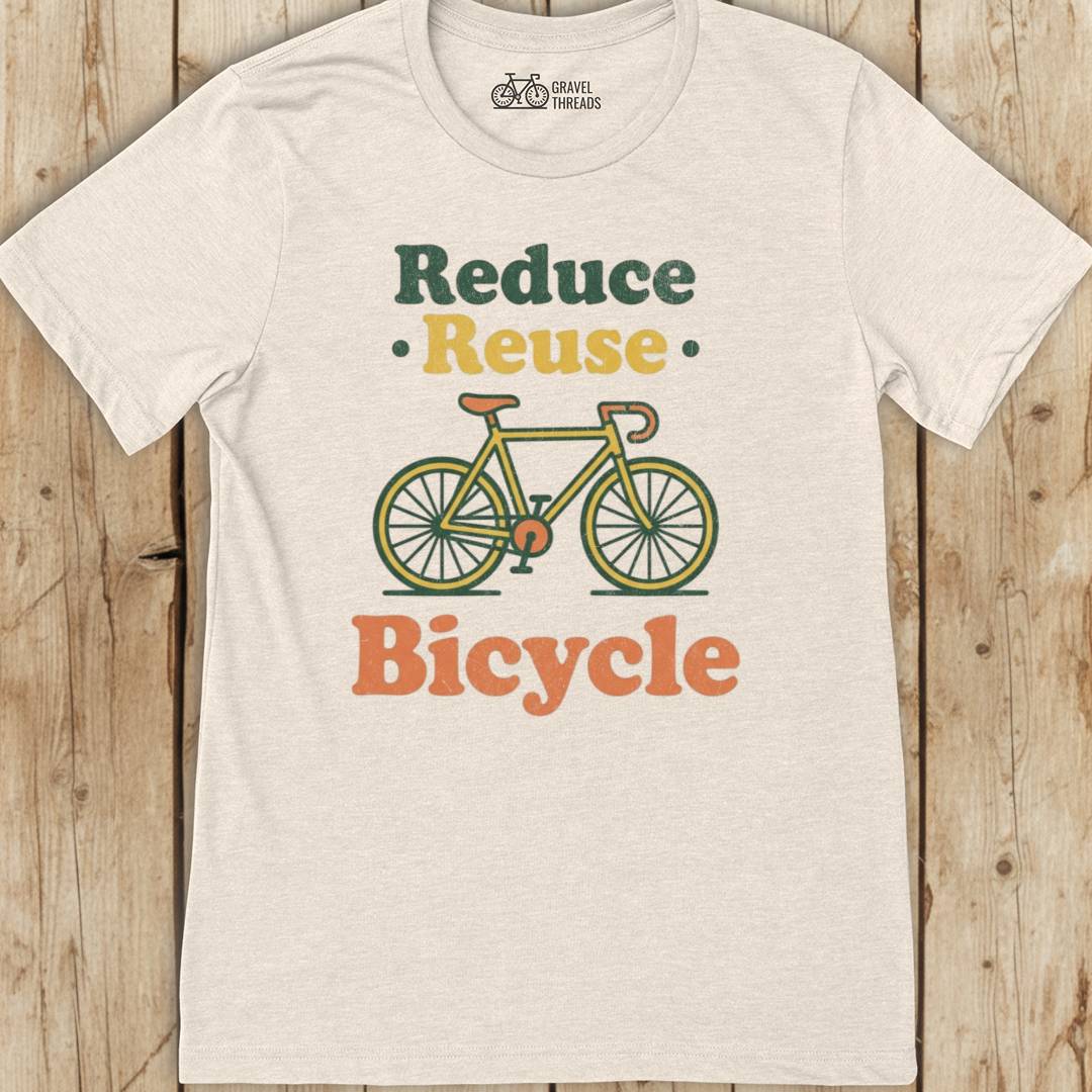 Reduce Reuse Bicycle T-Shirt