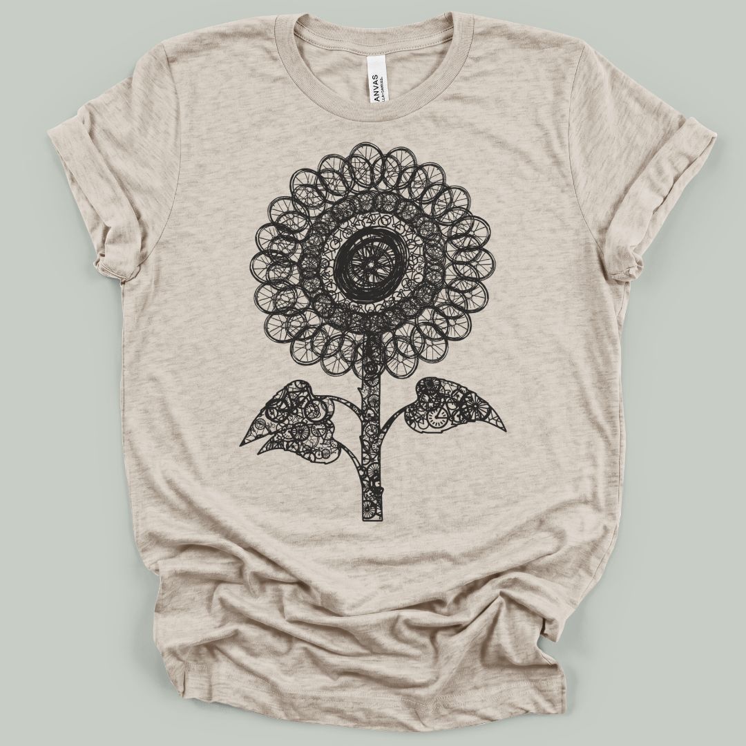 Bike Part Sunflower T-Shirt