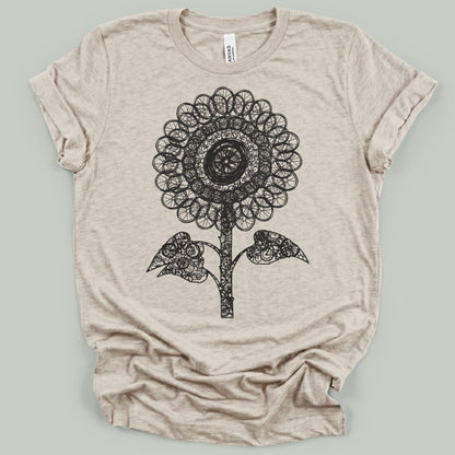 Bike Part Sunflower T-Shirt