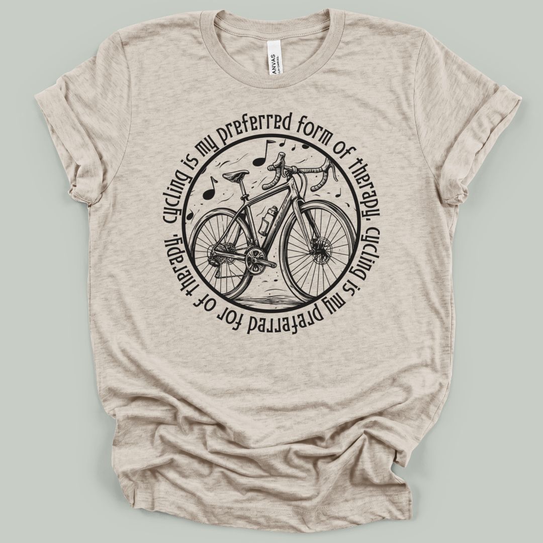 Cycling Is My Therapy T-Shirt