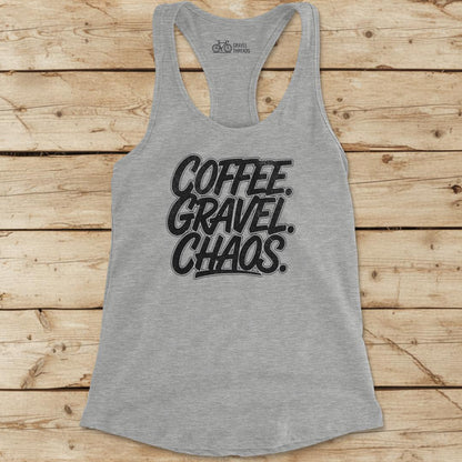 Coffee Gravel Chaos Racerback Tank