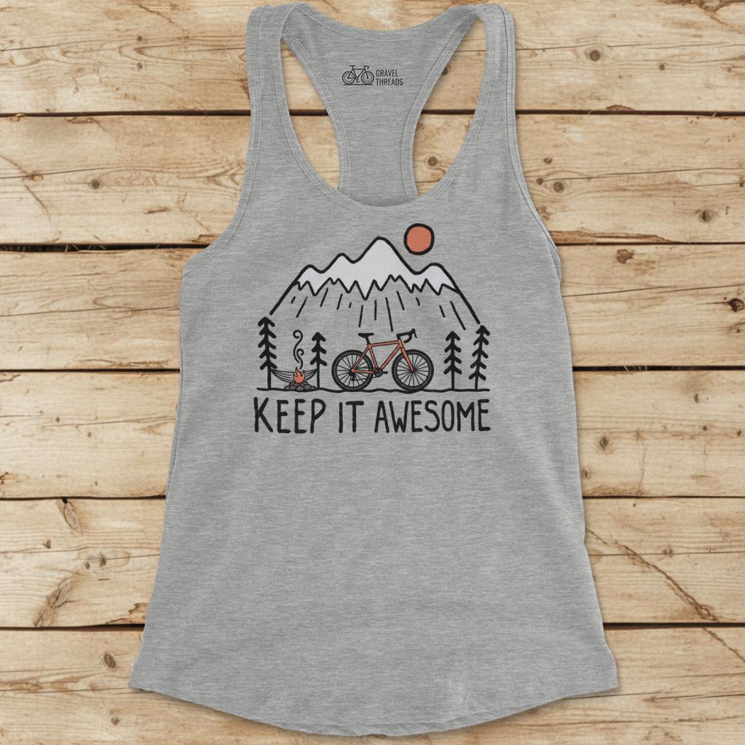Keep It Awesome Racerback Tank