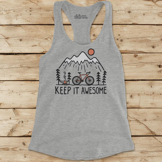 Keep It Awesome Racerback Tank