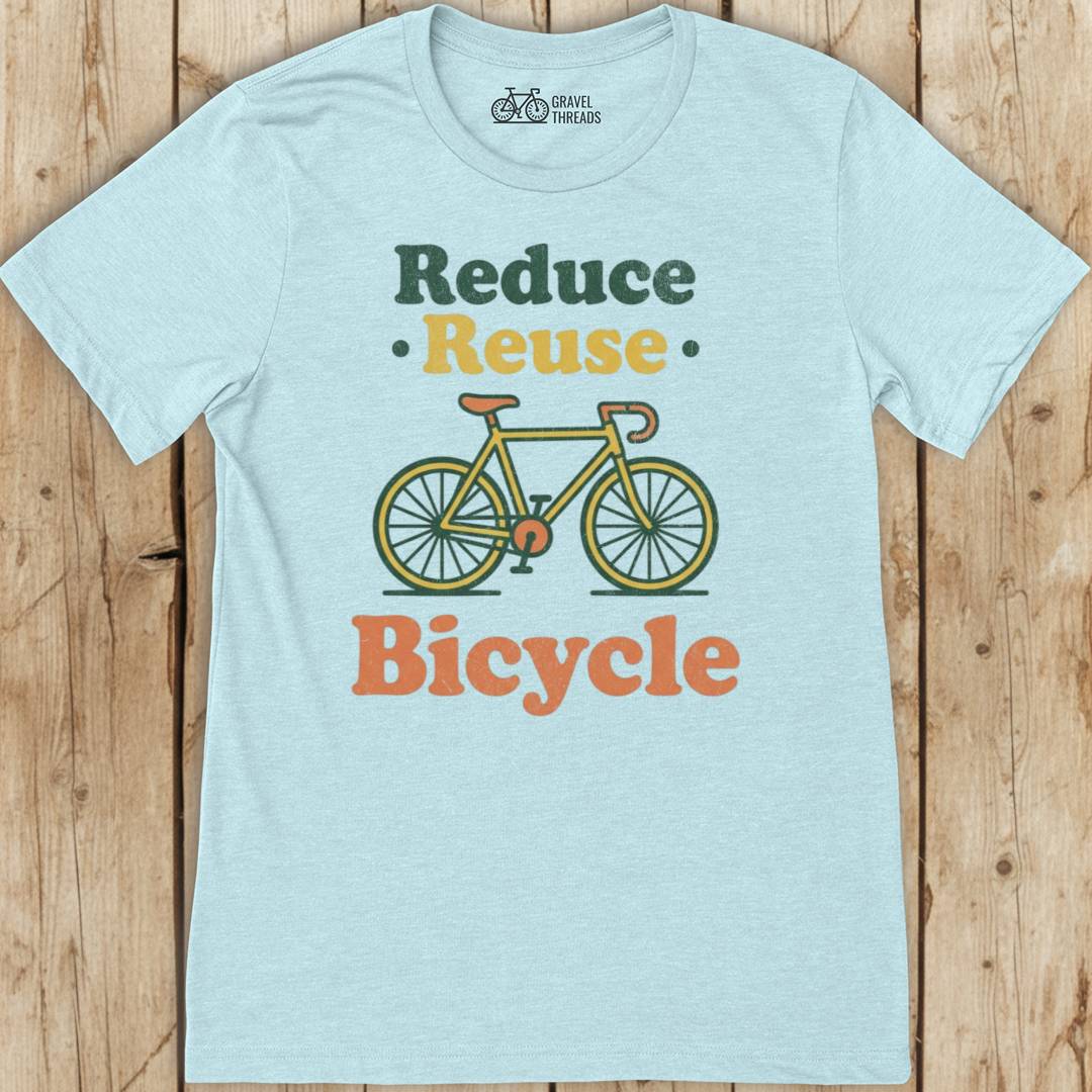 Reduce Reuse Bicycle T-Shirt