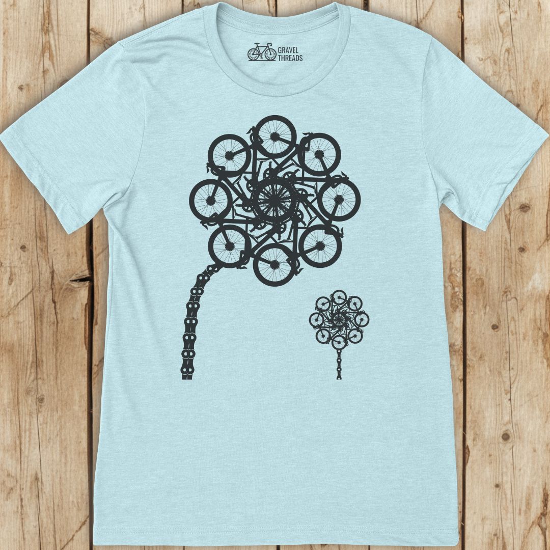 Wheel Flower Bloom T-Shirt