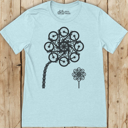 Wheel Flower Bloom T-Shirt