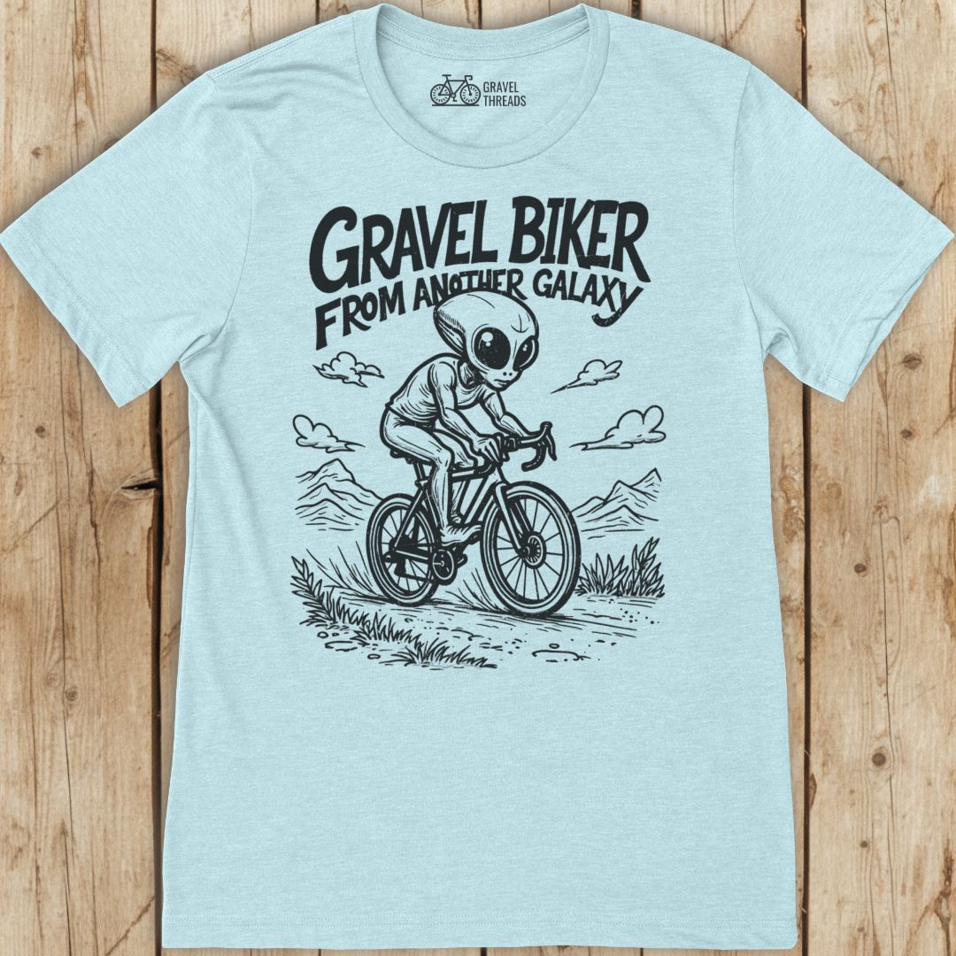 Gravel Biker Galaxy T-Shirt