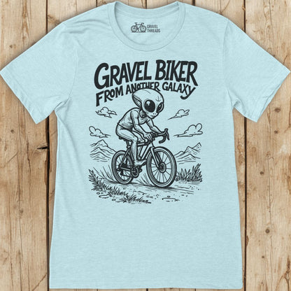 Gravel Biker Galaxy T-Shirt