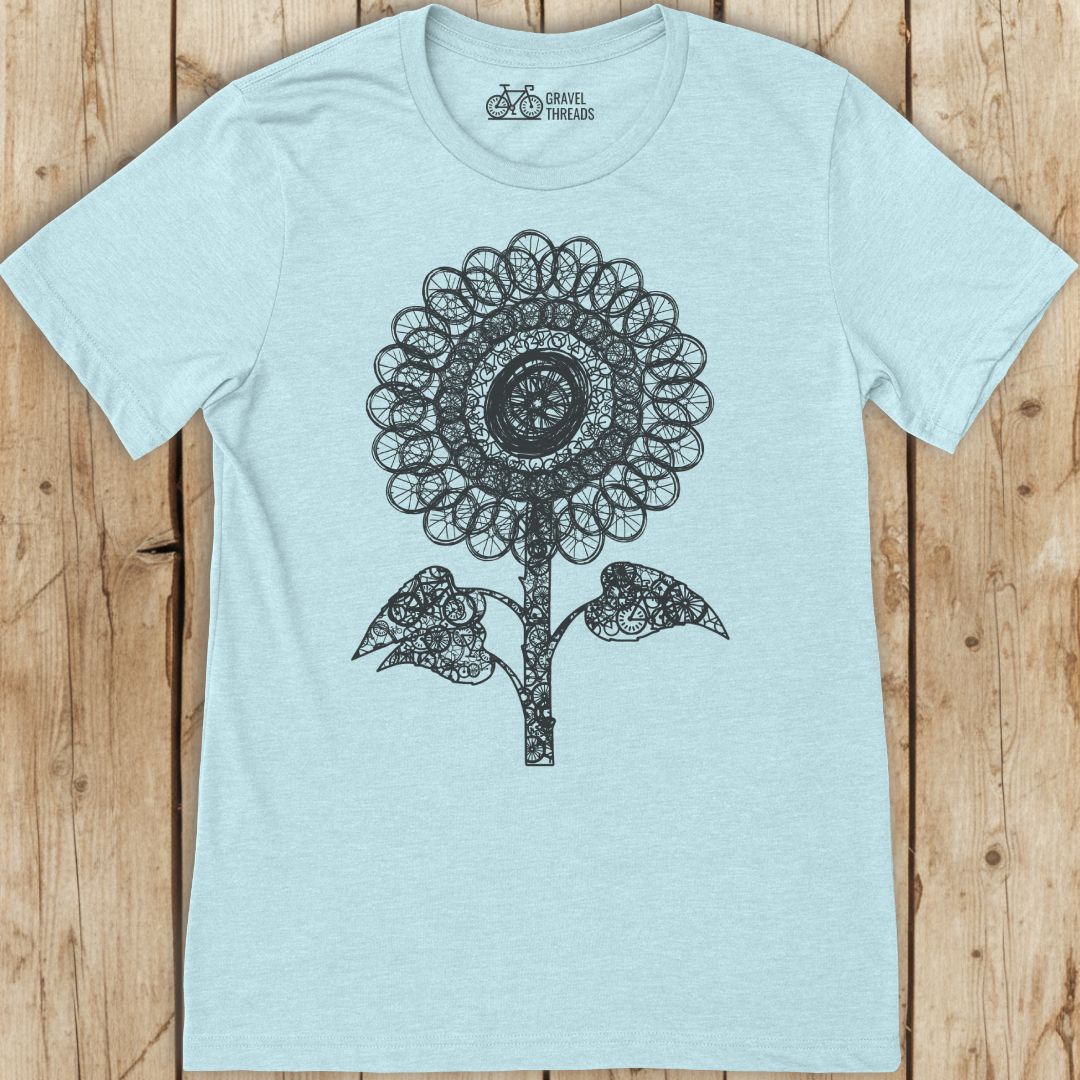 Bike Part Sunflower T-Shirt