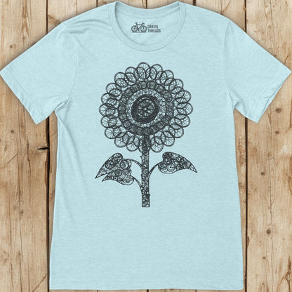 Bike Part Sunflower T-Shirt