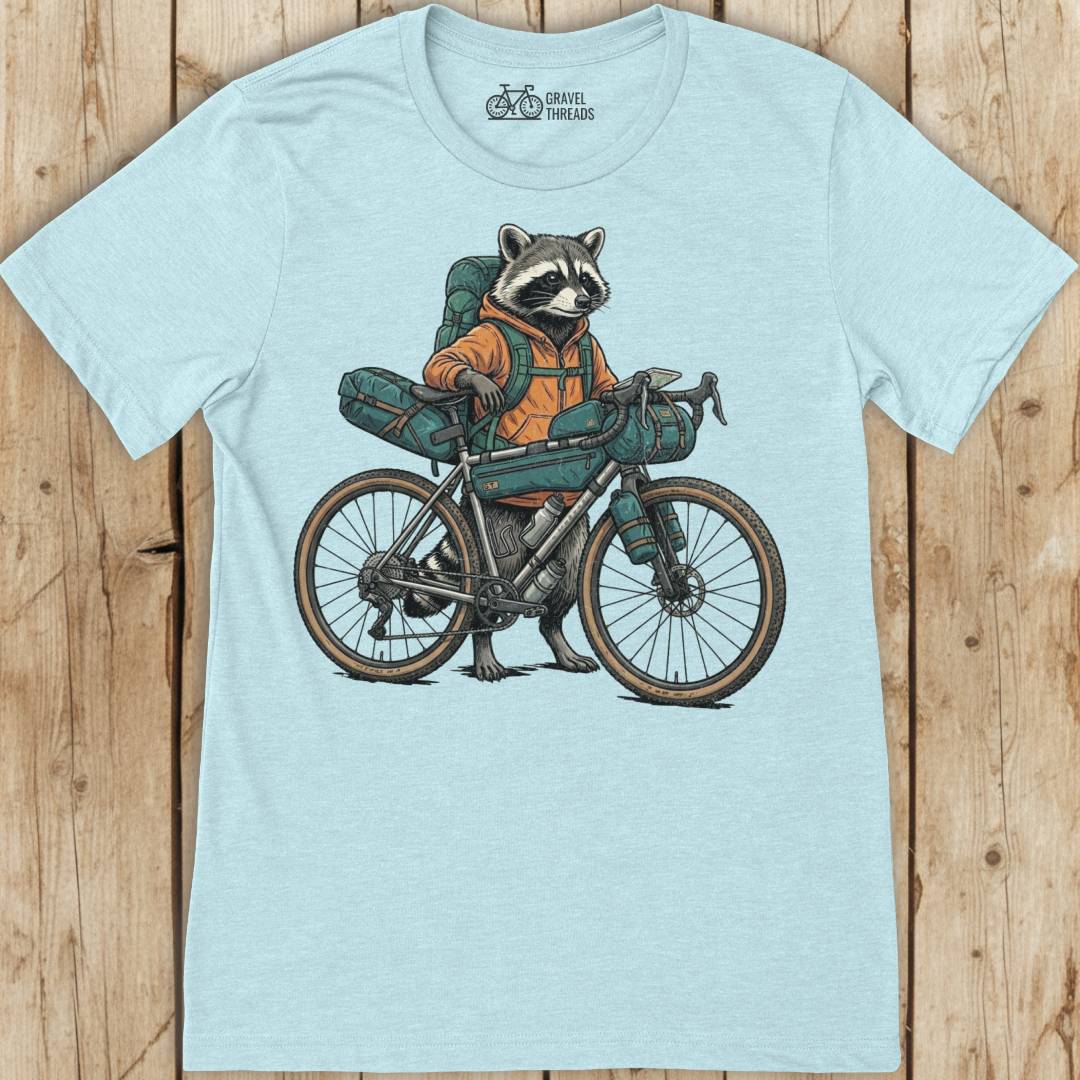Bikepacking Raccoon T-Shirt