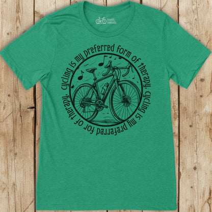 Cycling Is My Therapy T-Shirt
