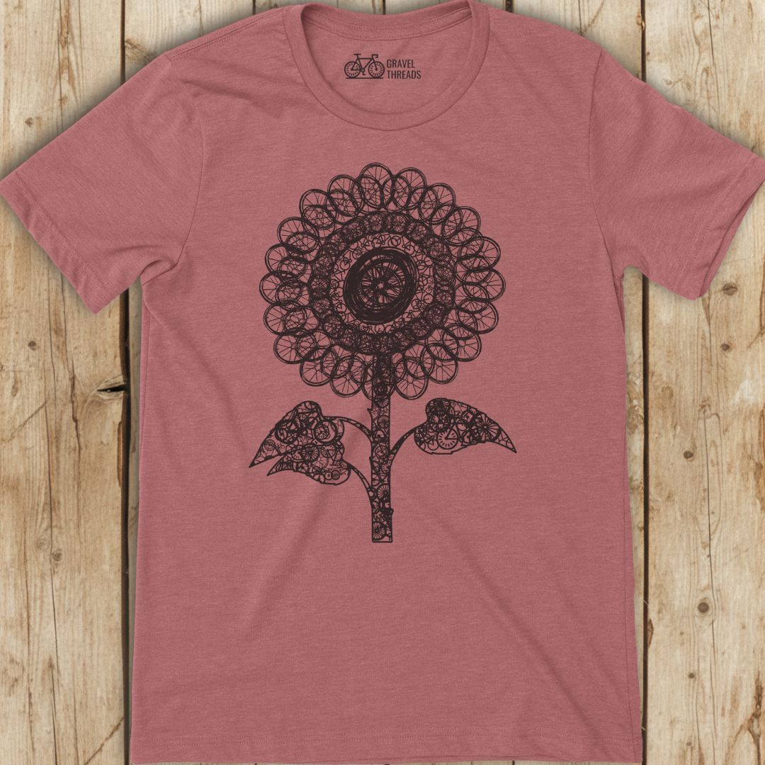 Bike Part Sunflower T-Shirt