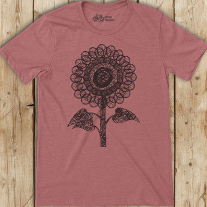 Bike Part Sunflower T-Shirt