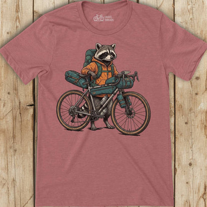 Bikepacking Raccoon T-Shirt
