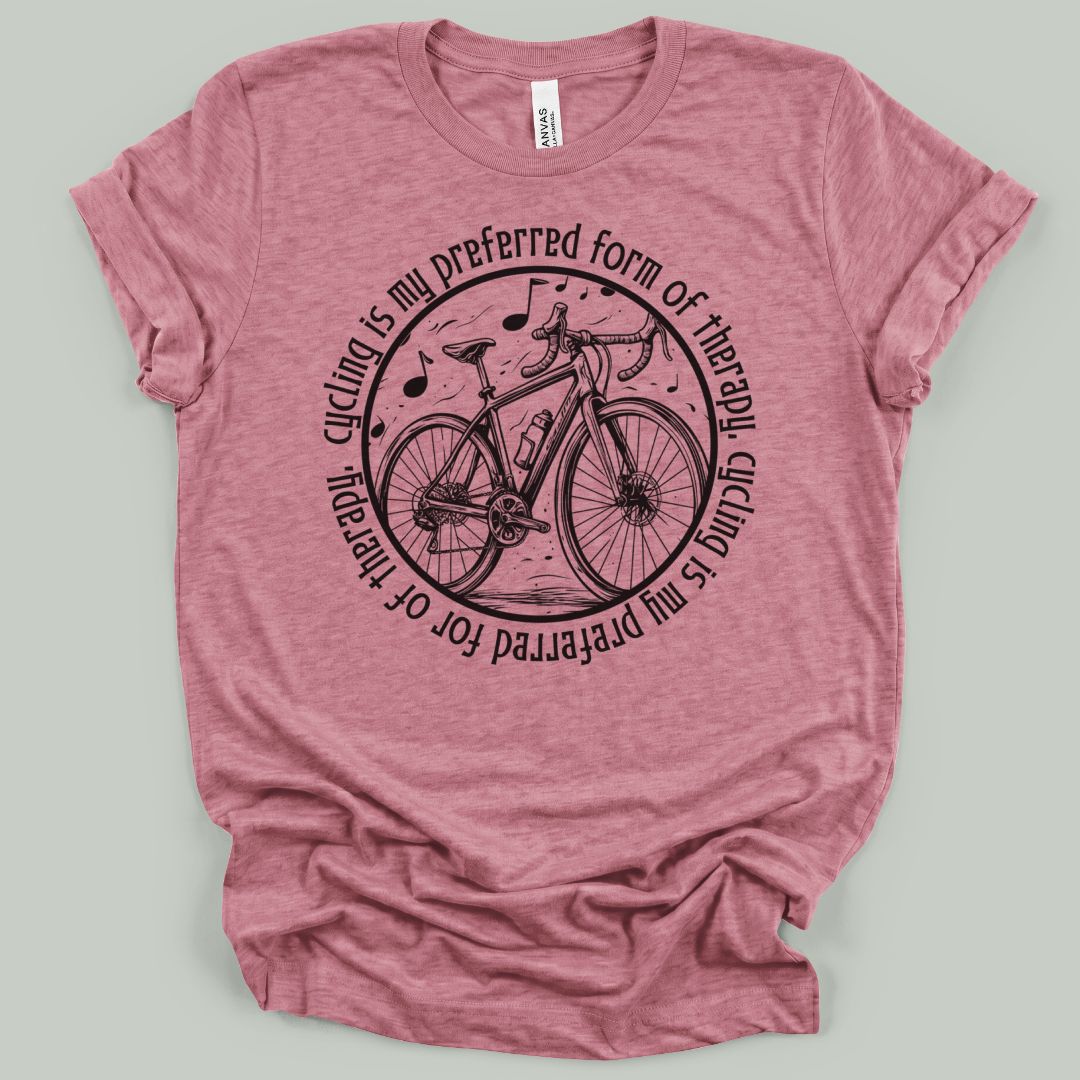 Cycling Is My Therapy T-Shirt