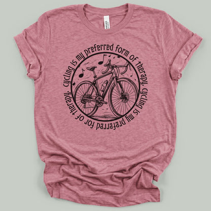 Cycling Is My Therapy T-Shirt