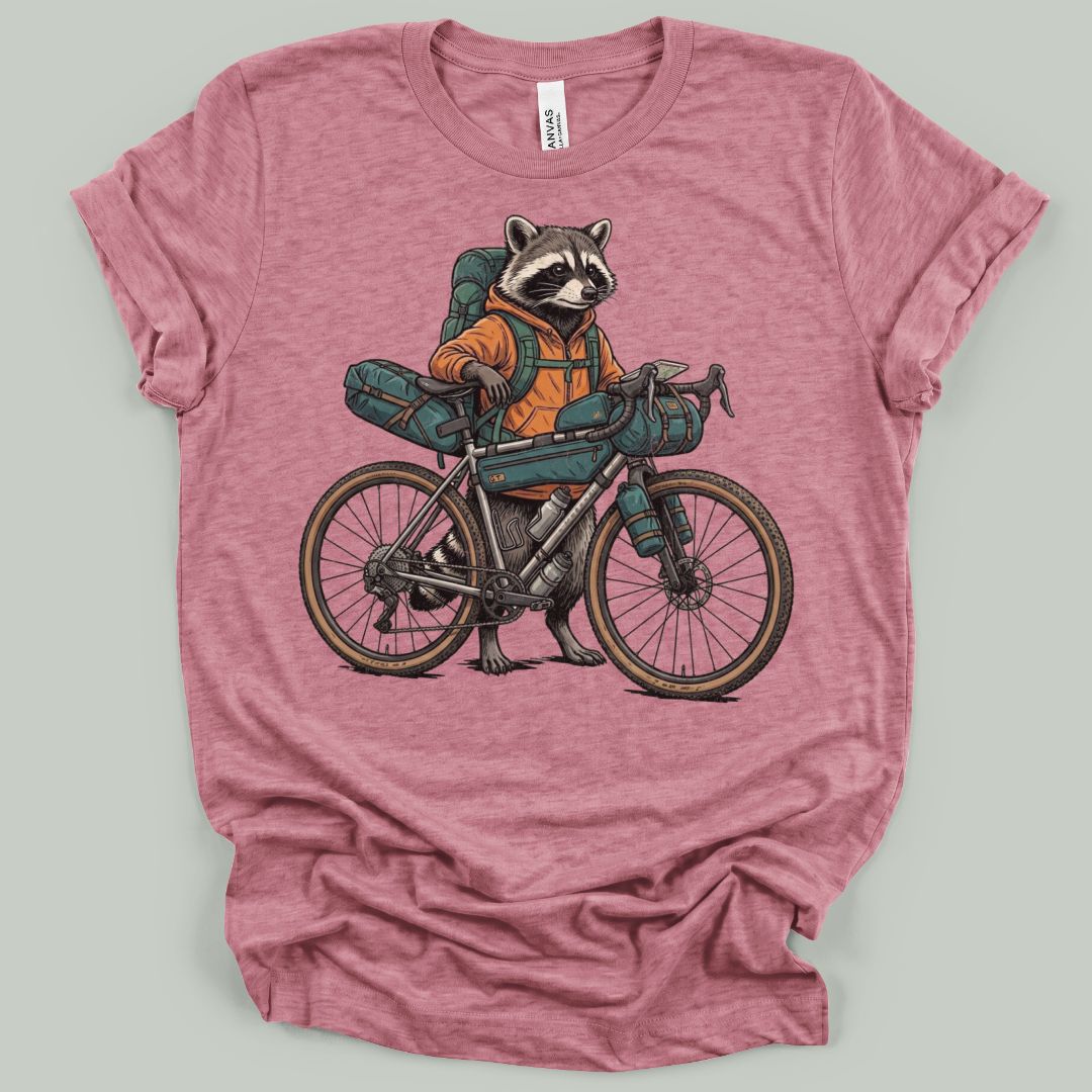 Bikepacking Raccoon T-Shirt