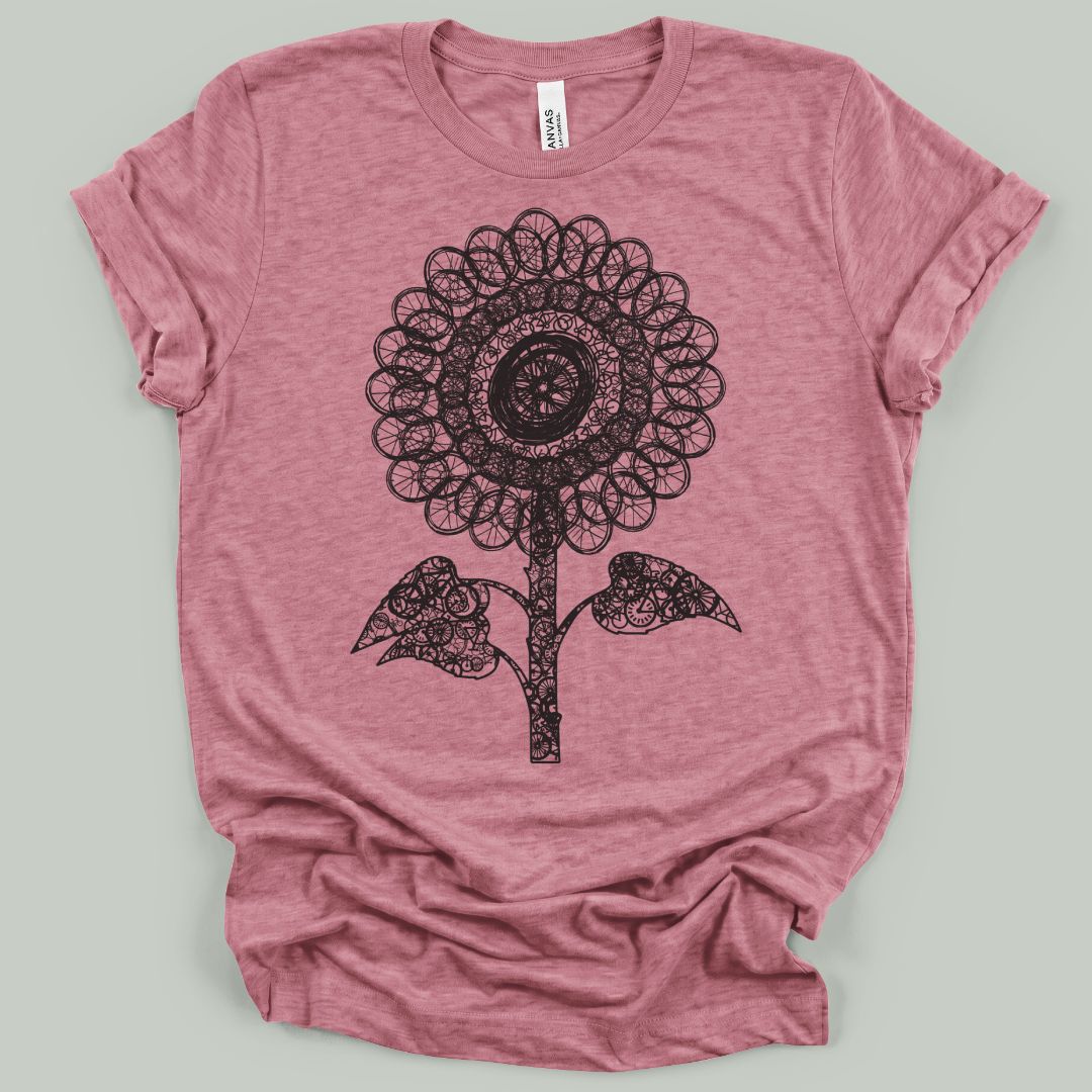 Bike Part Sunflower T-Shirt