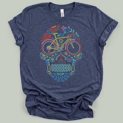 Cycling Sugar Skull T-Shirt