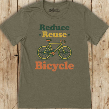 Reduce Reuse Bicycle T-Shirt