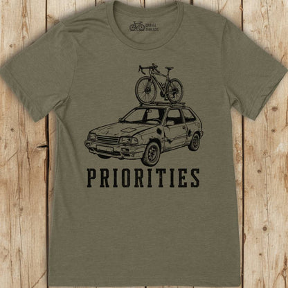 Roof Rack Priorities T-Shirt