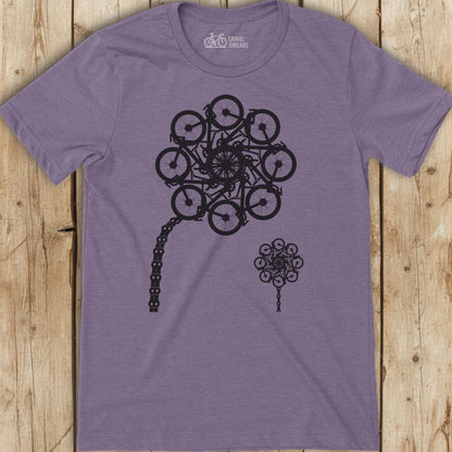 Wheel Flower Bloom T-Shirt