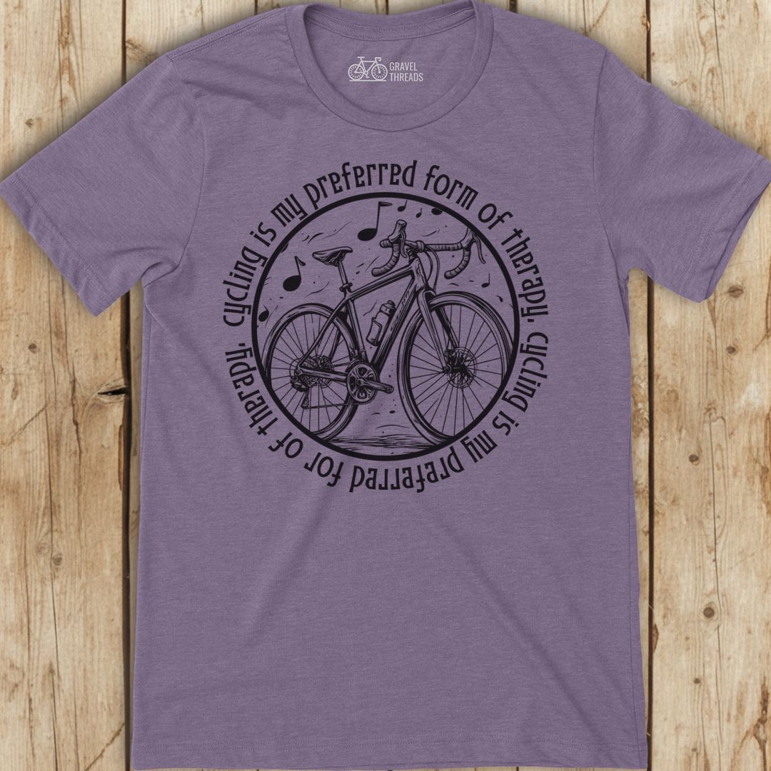 Cycling Is My Therapy T-Shirt