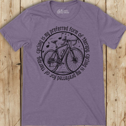 Cycling Is My Therapy T-Shirt